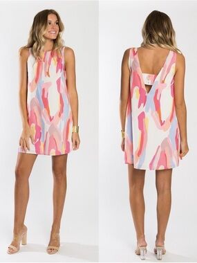 CROSBY By Mollie Burch Collins Mini Dress in Marrakech Sz XS Sz 2
